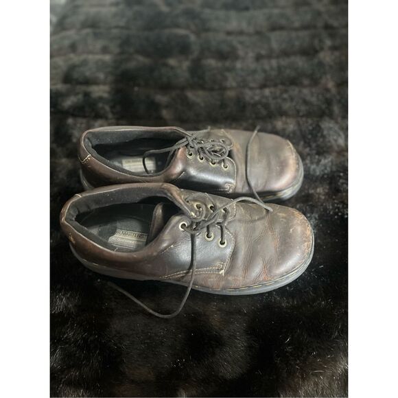 Dr. Martens Other - Dr Martens Mens 11 Shea Oxford Dark Brown Leather Lace Up Casual Shoes